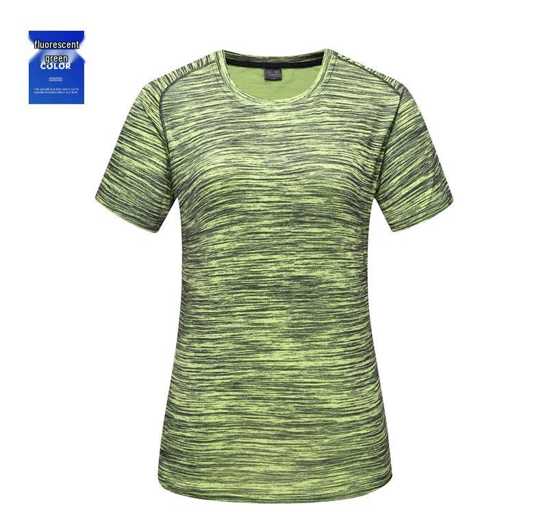 Summer Camouflage Quick-Dry Crew Neck T-Shirt for Running - Unisex Plus Size