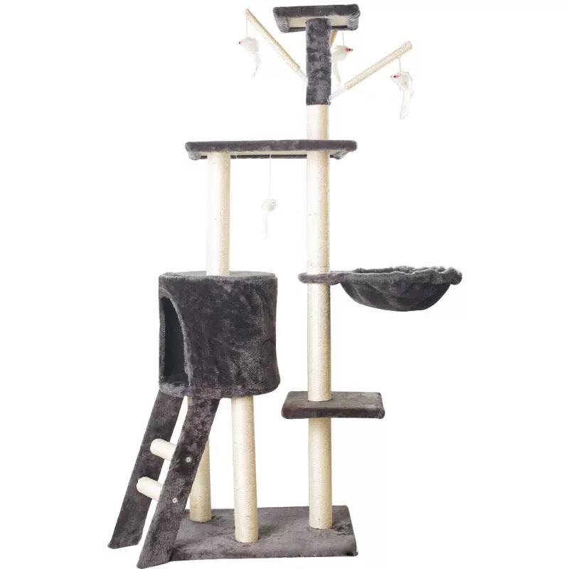 Dienmern 5-Tier Deluxe Sisal Cat Tree & Condo