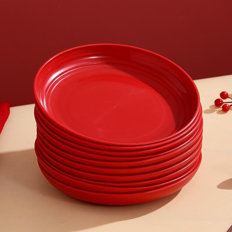 House Warming Fruit Plate Moving Into A New Home Living Room Setting Plate Decorative Fruit Plate Red Wedding Special Candy Plate