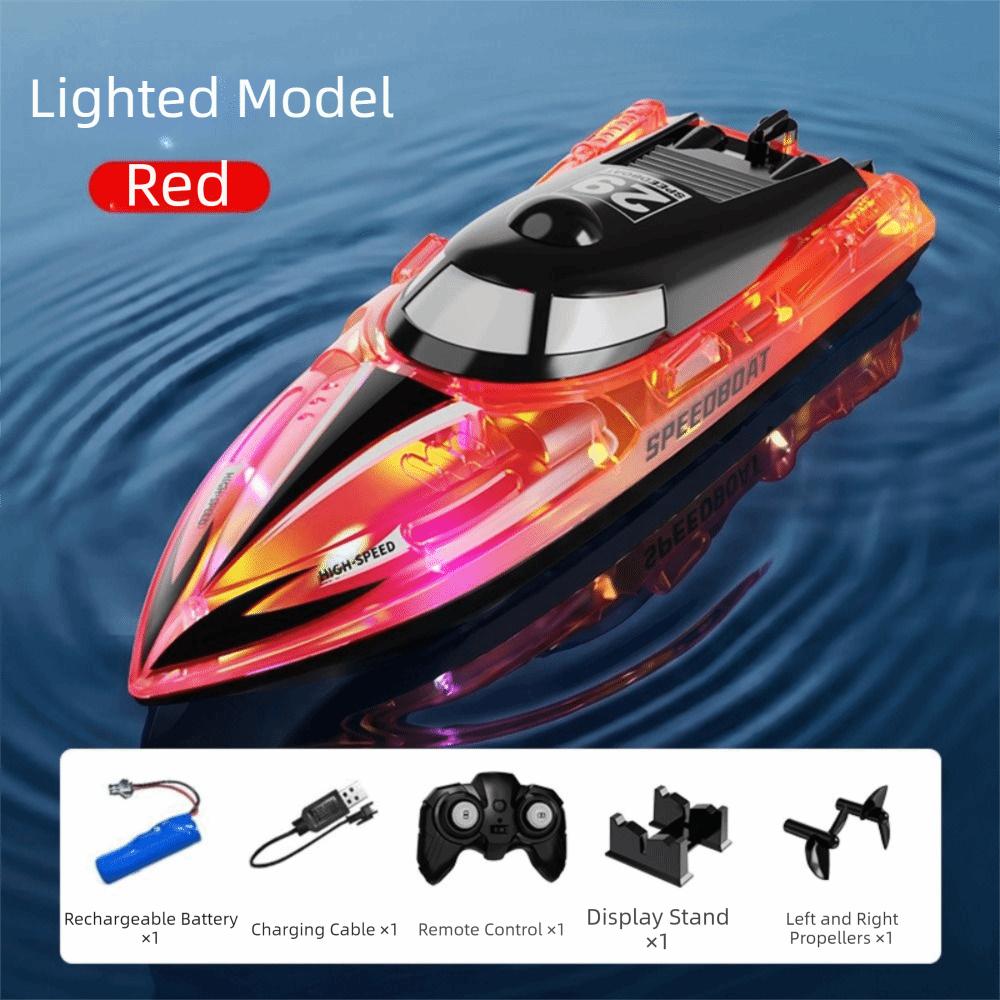 Dual Motors RC Speedboat Children's Toys High Speed Electric Yacht Boat Kids Gift