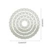 Vintage Circle Lace Border DIY Die Cut for Paper Coasters Mats Cutting Die Embossing Templates for Photo Scrapbook Craft