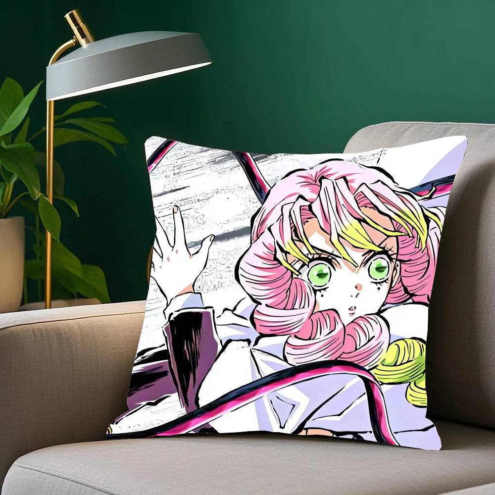 

Кандроджи Мицури Анимация Клинок Рассекающий Демонов Наволочка Подушка для Дивана Чехол для Комнаты Дома Украшение 12x12Inch