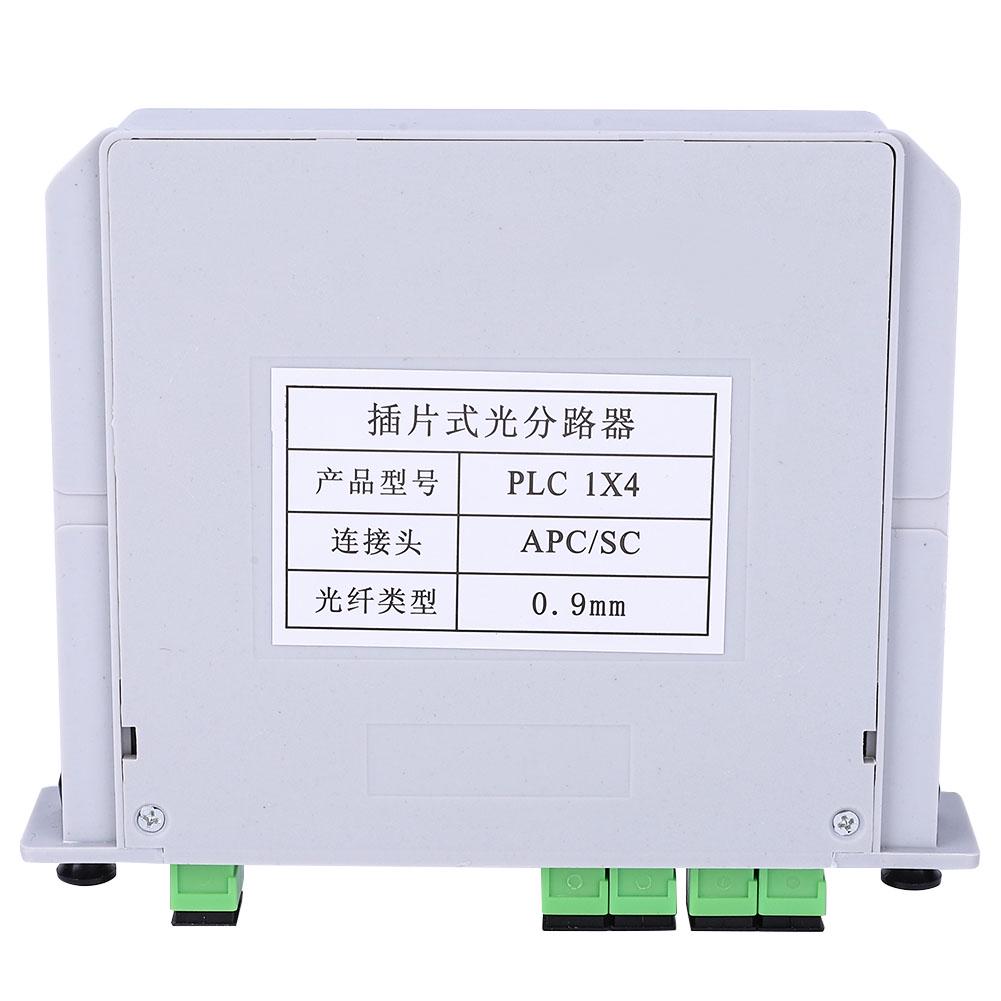 1X4 Blade Optical Splitter SC-APC Single Mode PLC Optic Fiber Splitter Module