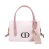[Customized Cosmetic Bag] Light Pink Prologue Simple Niche Fashion Versatile Trendy High-end Cute Storage Portable Polyester Fiber