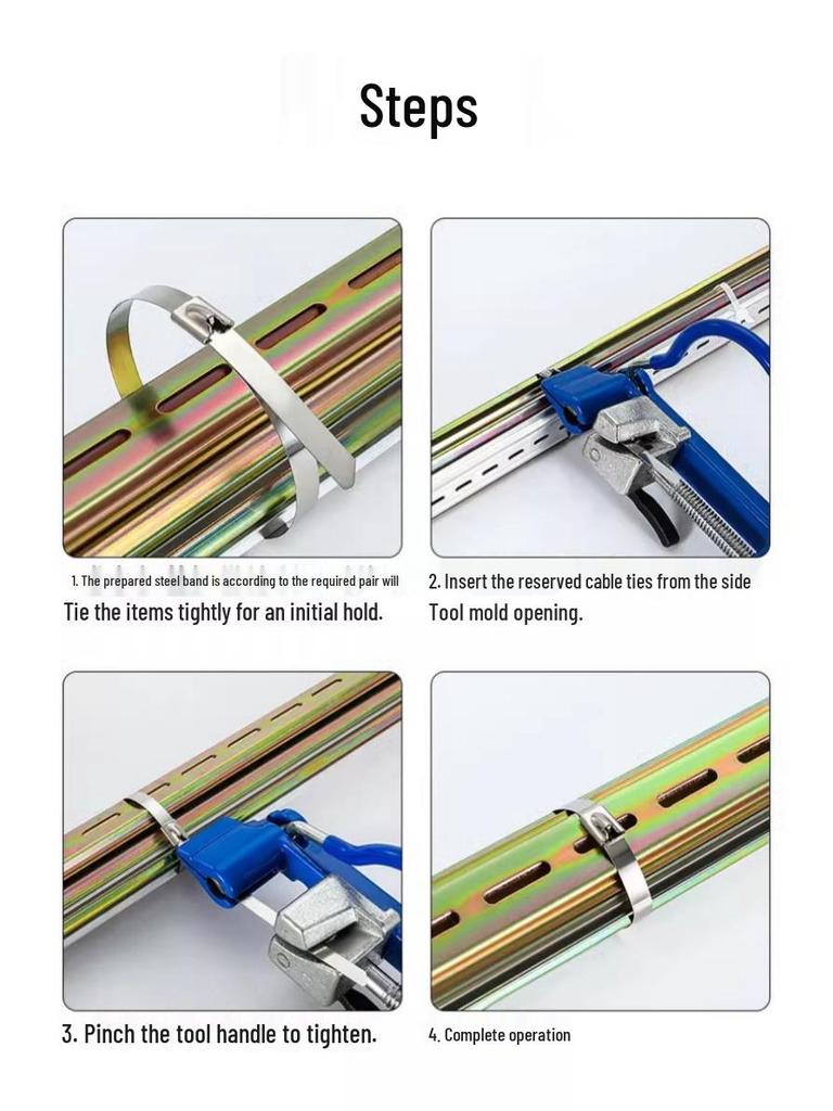 Stainless Steel Cable Tie Tensioner & Cutter Pliers