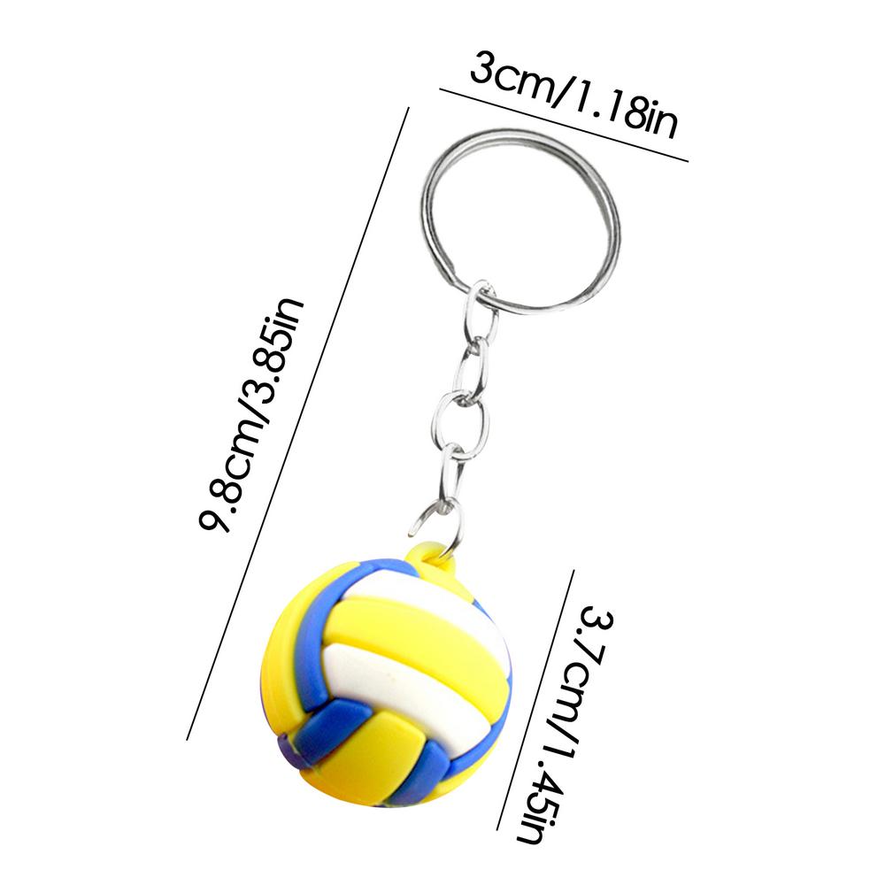 Mini Keychain Tennis Party Favors Tennis Ball Key Ring Tennis Bag Pendant Sports Keychain For Boys Girls School Carnival Reward