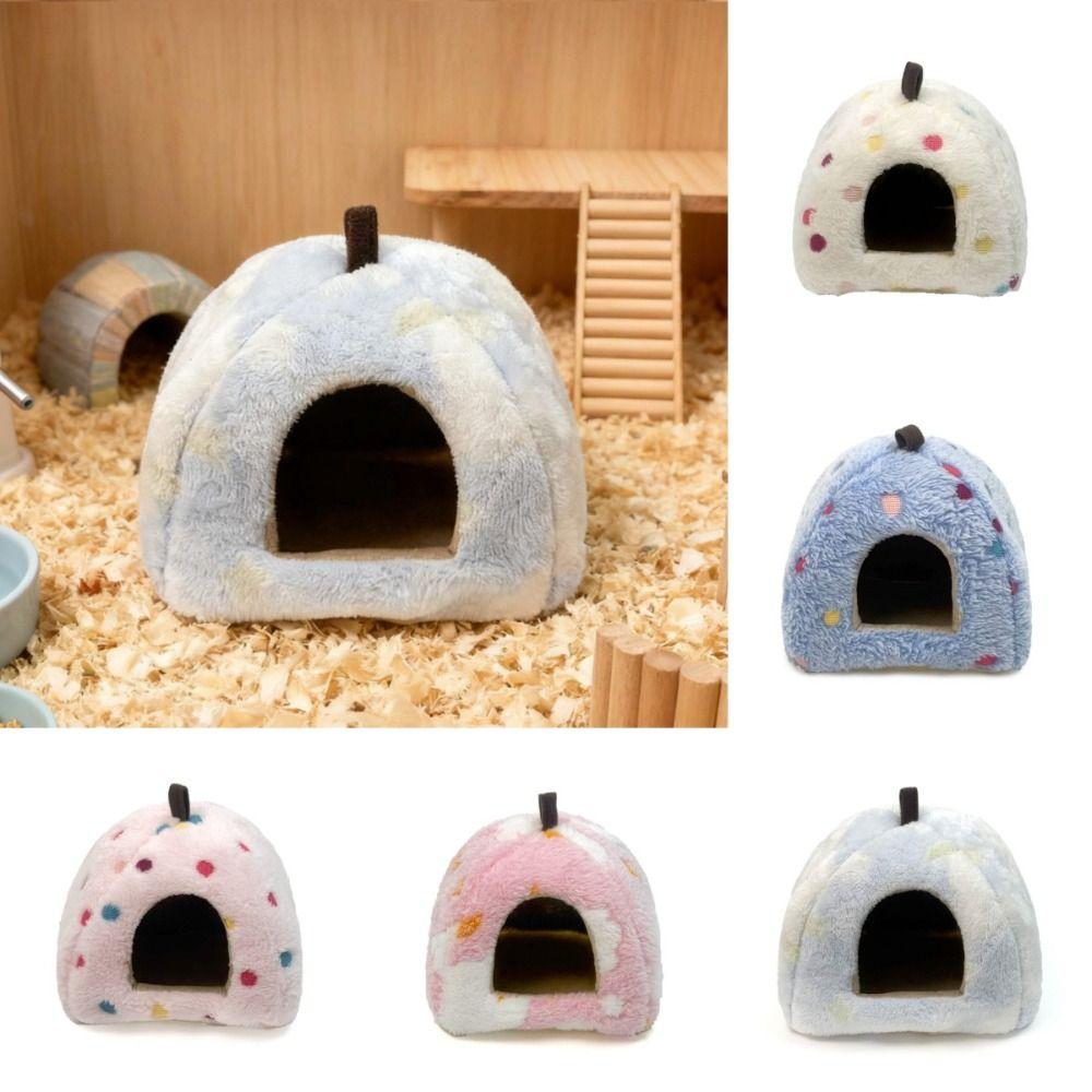 Plüsch Meerschweinchen Versteck Waschbares Versteckhaus Neues Hamster Ruhe Bett Käfig Zubehör