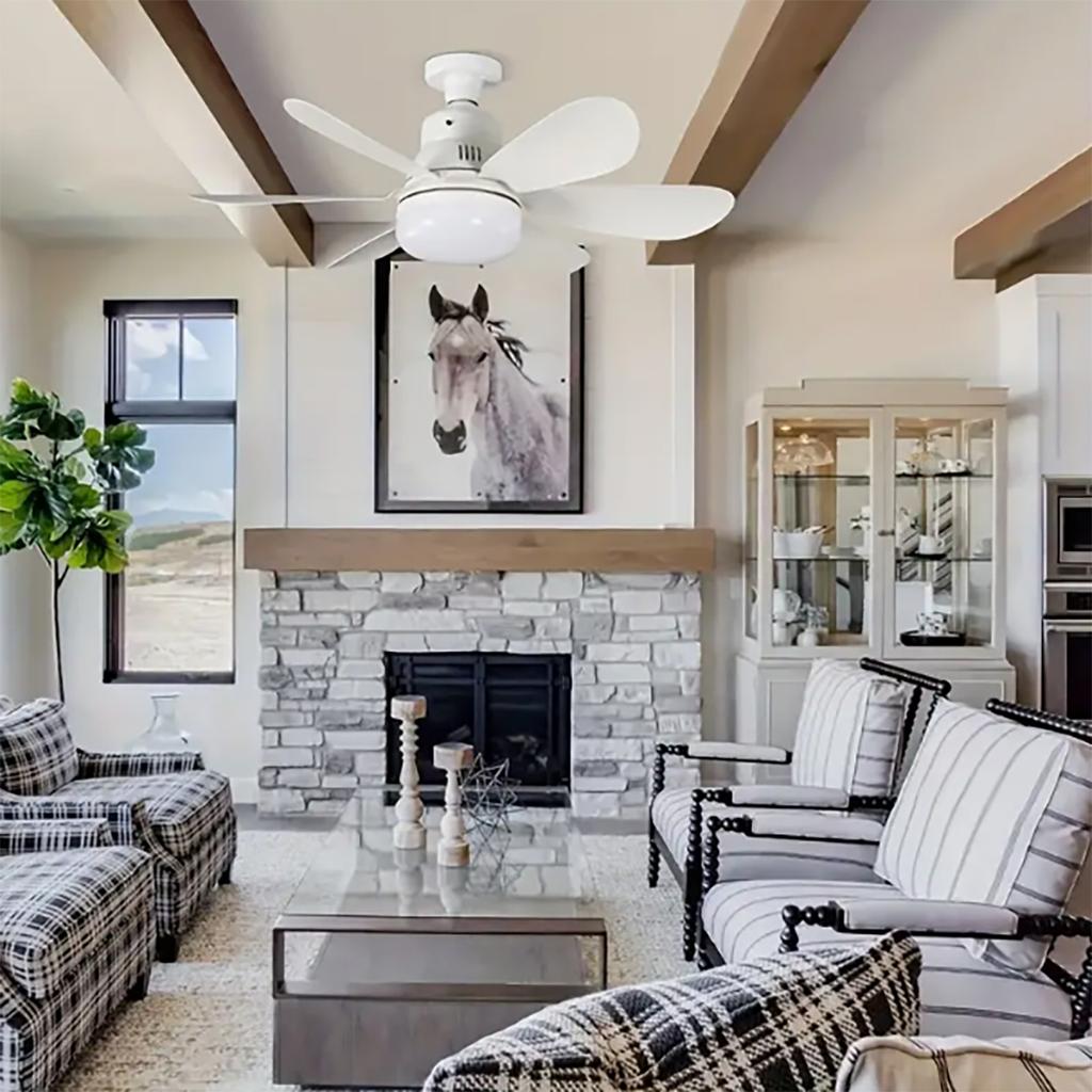 1PC Wide-Angle Fan Light – High-Efficiency Ceiling Fan with Integrated LED Lighting for Optimal Airflow and Illumination