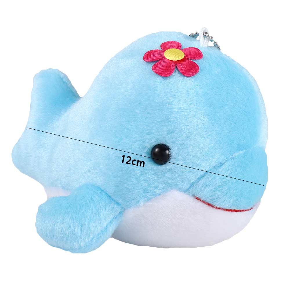 Pendant Stuffed Toy Hanging Pendant Bag Charm Whale Plush Pendant Keychain Whale Plush Doll Keyring