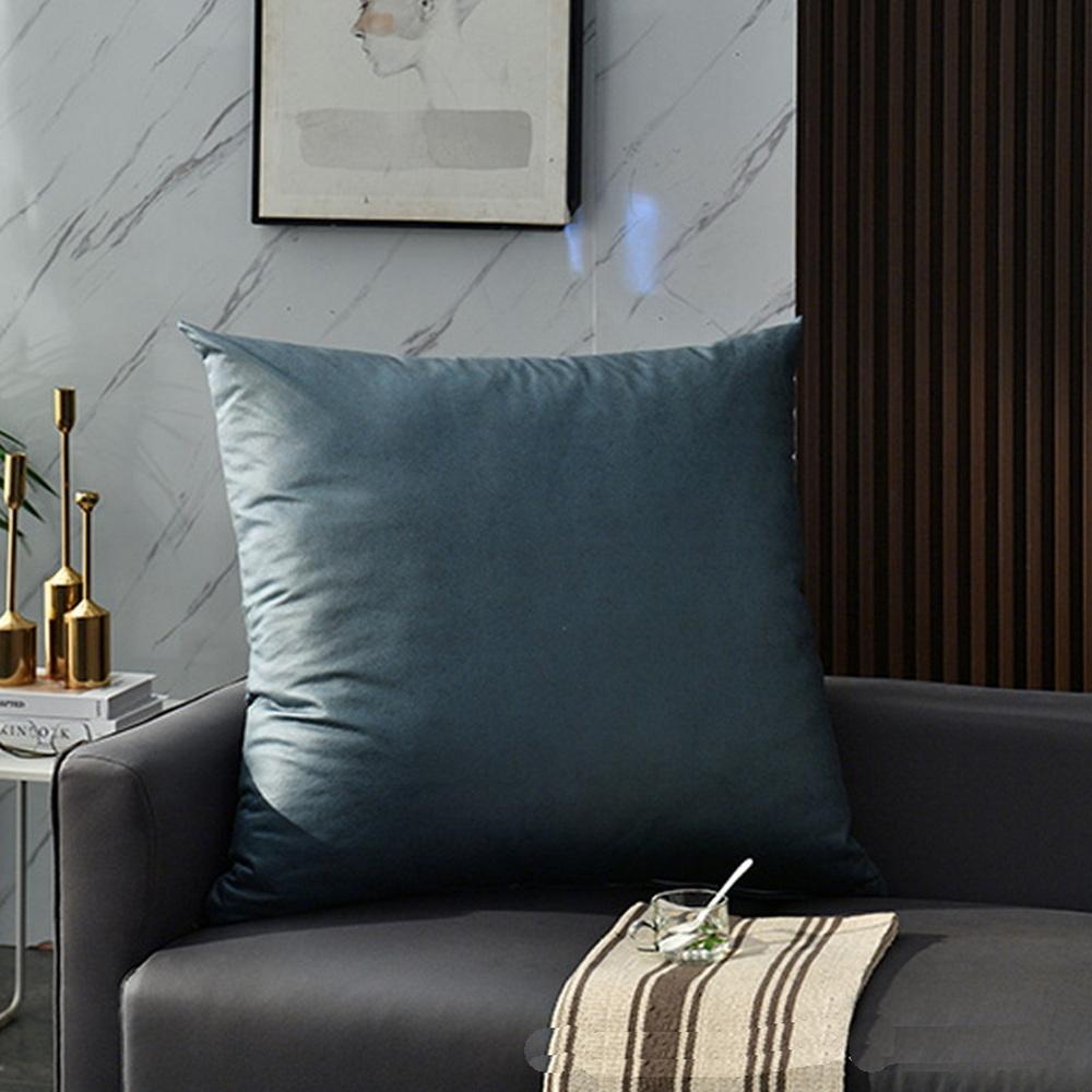 Large Size Sofa Hug Pillowcase Soft Waterproof Technology Cloth Huge Square Cushion Cover Living Room Bed Pillow Protector 80CM