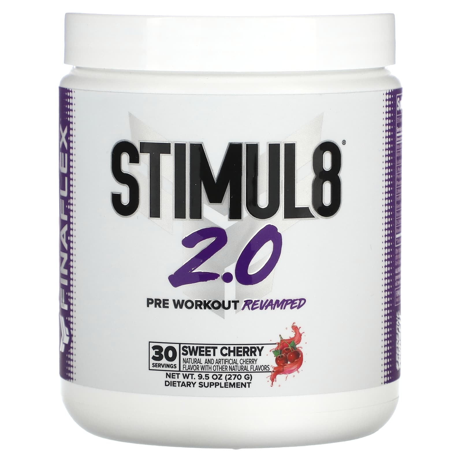 

Finaflex, Stimul8 2.0, Sweet Cherry, 9.5 oz (270 g)