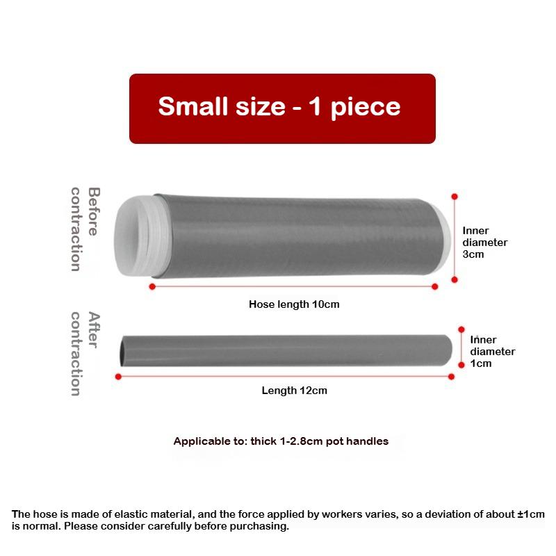 Rubber Sleeve Frying Pan Handle Insulation Sleeve For Iron Cooker Stainless Steel Pan Handle Sleeves Kitchen Tool Accessories