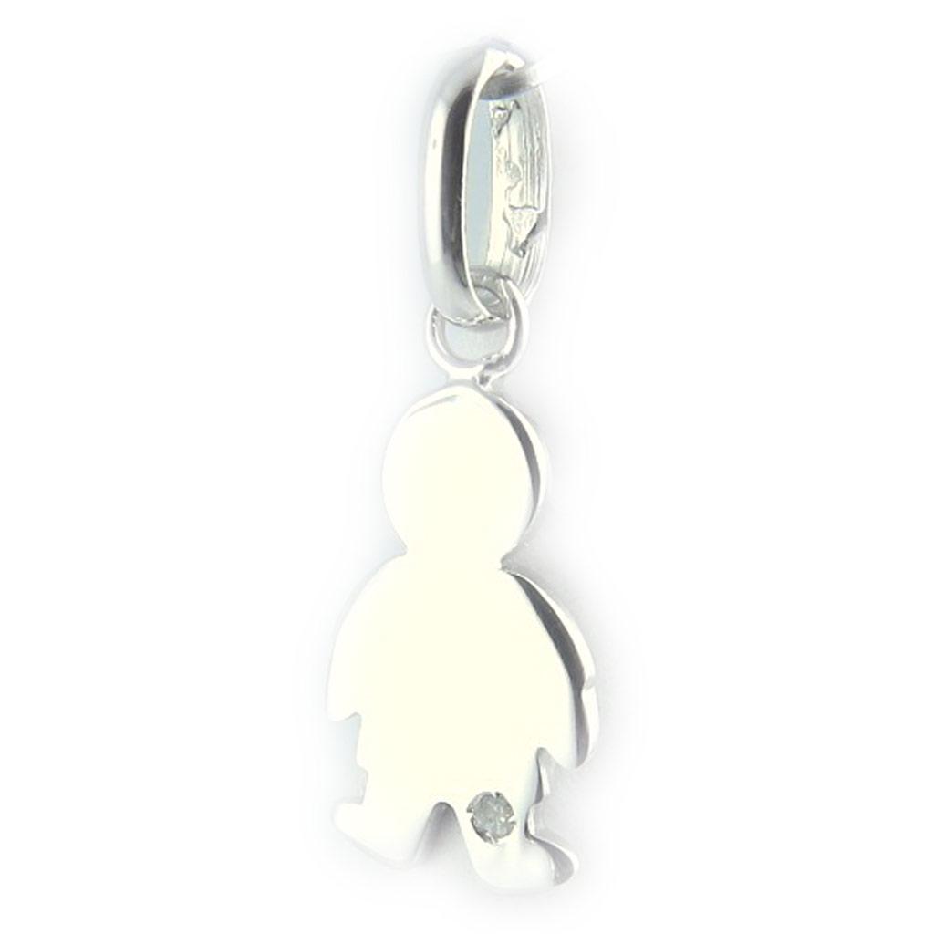 Altesse [L1380] - Silver 'Boy' Pendant