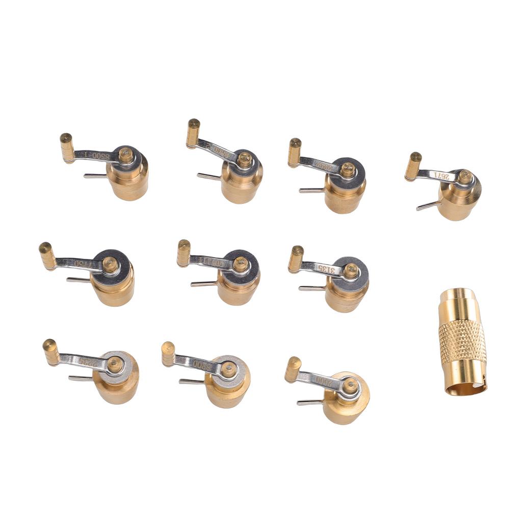 Brass Watch Mainspring Winder Set Watch Crown Winder Tool for Watch Repair Wristwatch Maintenance