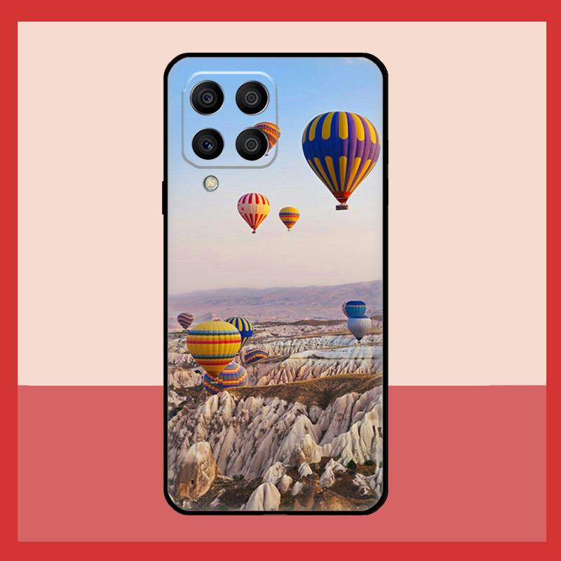 Hot Air Balloon Travel Mountain Case For Samsung Galaxy M52 M32 M53 M16 M11 M21 M31 M35 M12 M13 M14 M15 M36 M56 M55 M34 M54