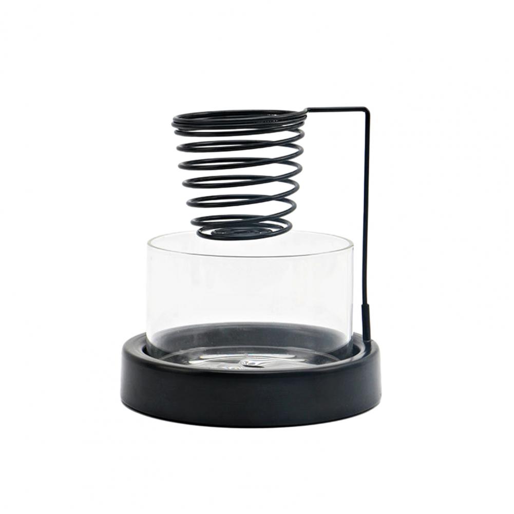 Palo Santo Halter, Metall Glas Räuchergefäß, zum Verbrennen von Palo Santo Salbei Räucherhalter, mit rutschfester Basis, Heimdeko