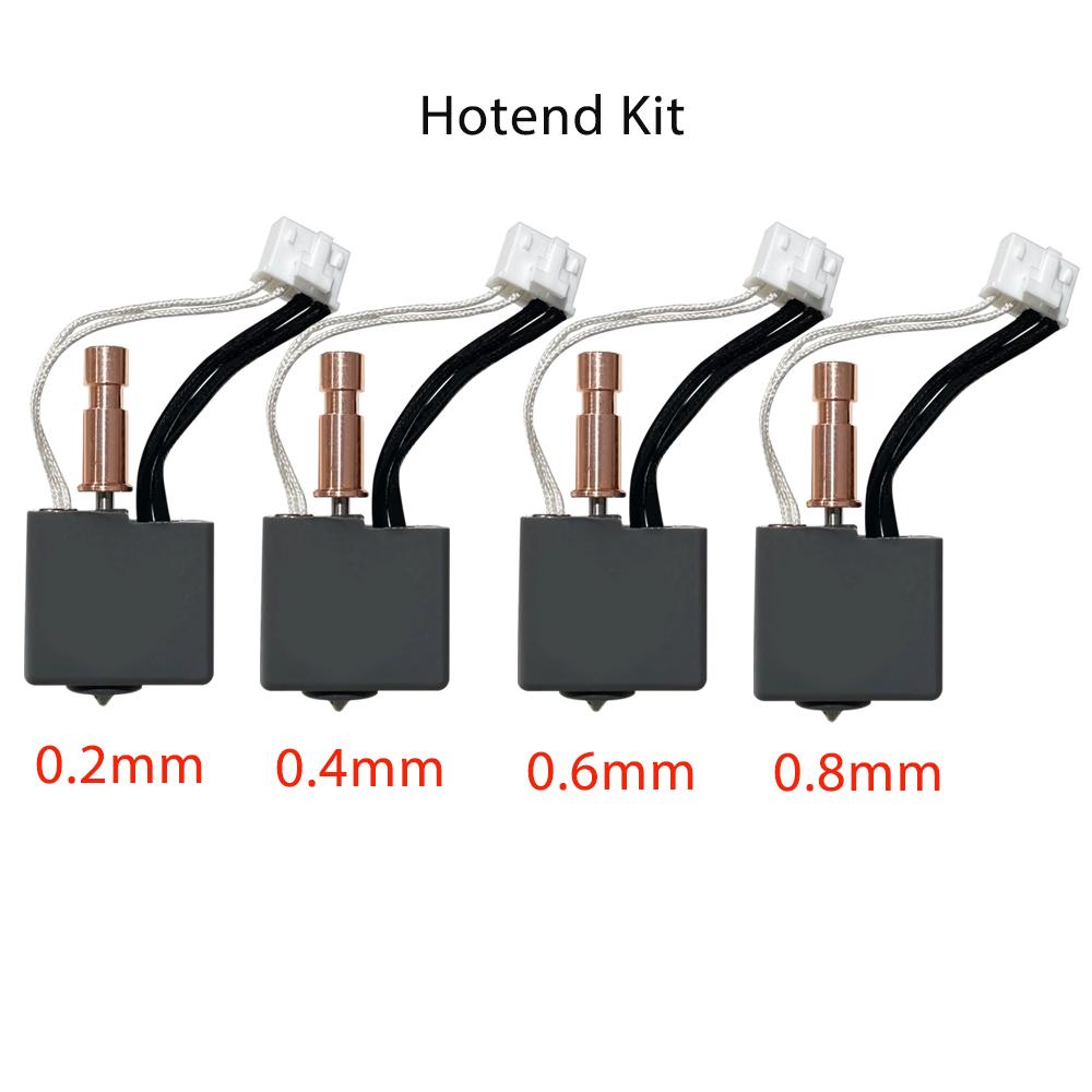 For Anycubic Kobra S1 Hotend Metal Upgrade Without Ptfe 0.4 0.6 0.2 0.8 Hot End Bi Metal Heatbreak Nozzle Kobra S1 Accessories