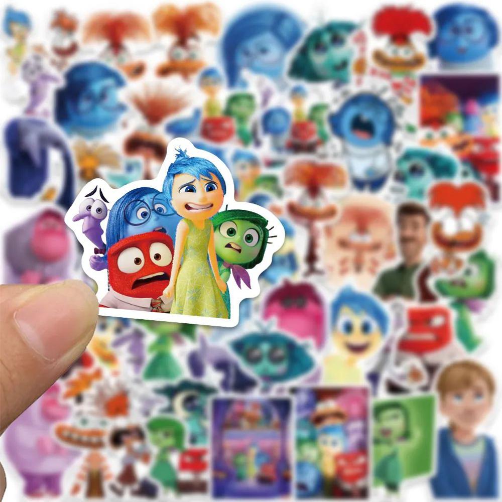 10/30/50pcs  Inside Out Cartoon Stickers Funny Anime Decals DIY Stationery Notebook Phone Cute Graffiti Sticker Decoration
