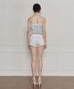 PAINORPLEASURE Viola Belted Shorts Ivory