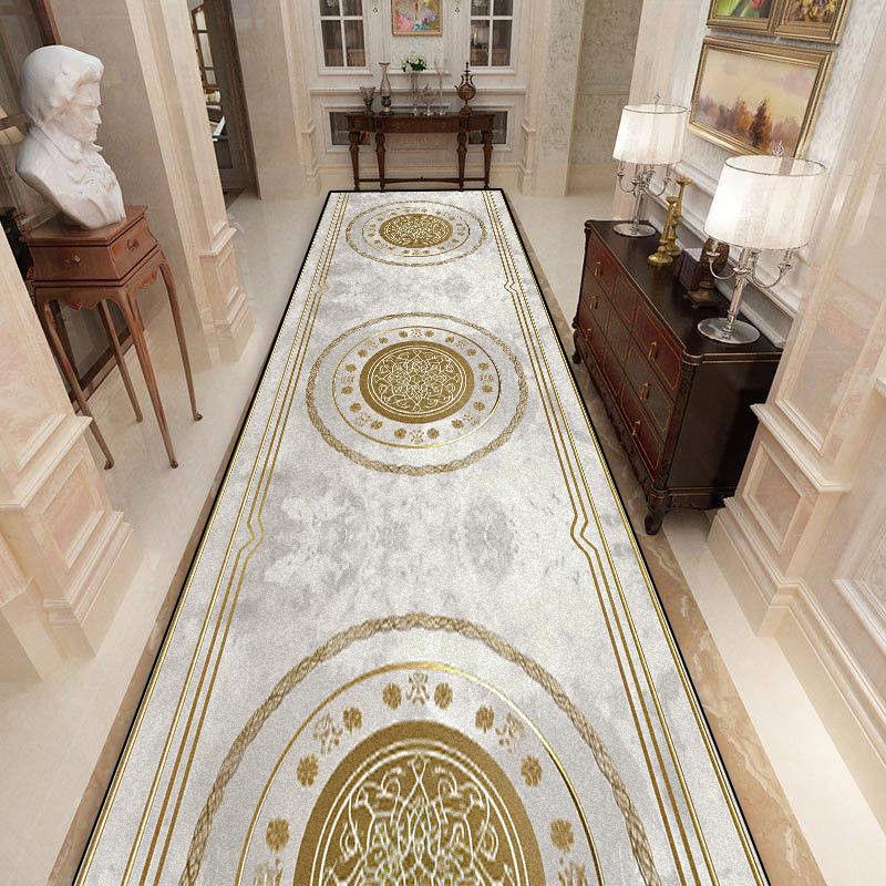 Luxury Marble Corridor Carpet el Hallway Runner Decoration Rugs Living Room Aisle Washable Non-slip Floor Mat izable