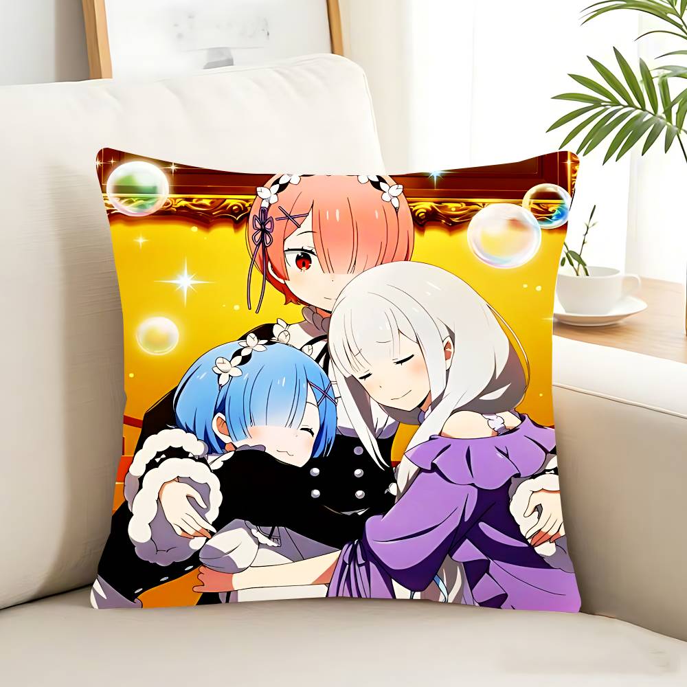 Re Anime Zero Pillow Case Removable Washable Cushion Cover – All-Season Soft Linen