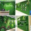 Milaan Eucalyptus Kunstplant Muur: Bionische Groenvoorziening, Kunstgras en Bloemendecoratie.