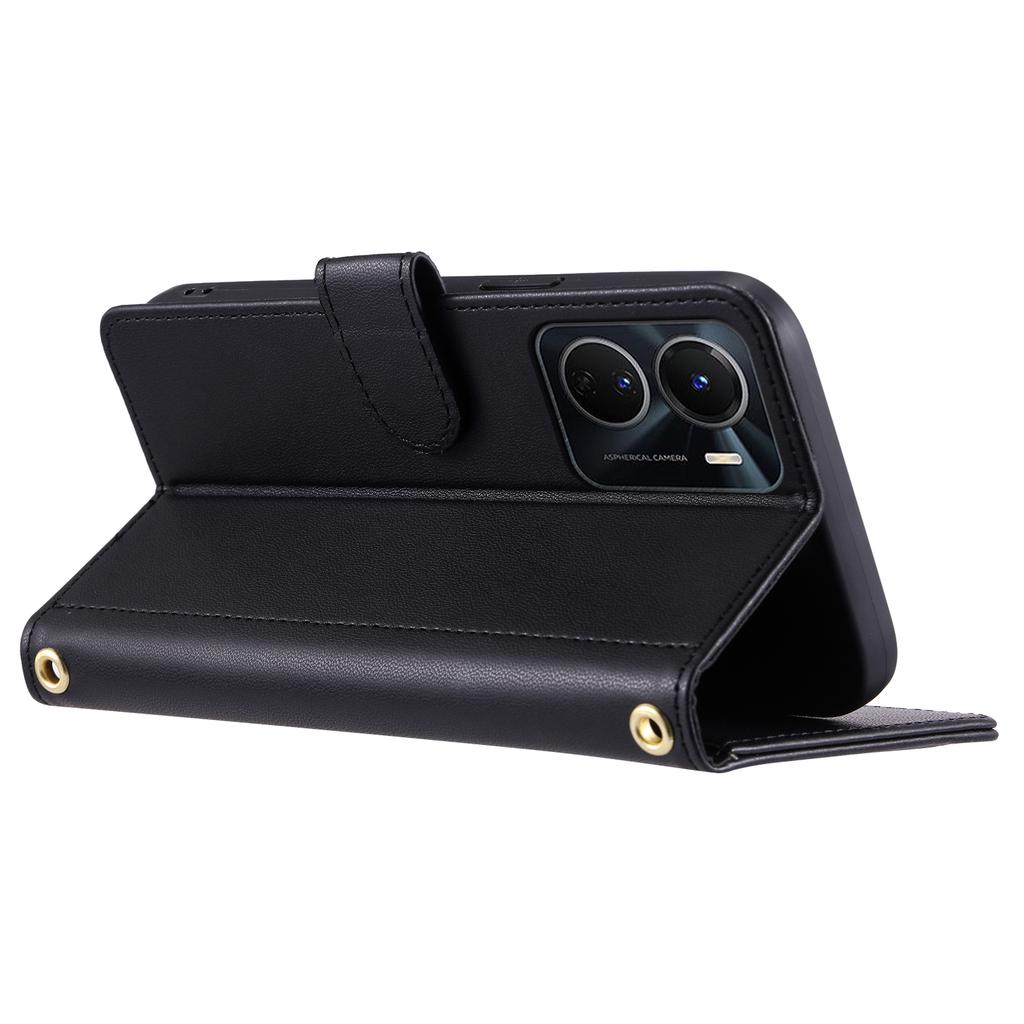 For vivo Y16 4G/Y56 5G/Y02s 4G Case Wallet Stand Flip Leather Phone Cover