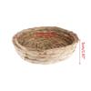 Breeding Bedroom Natural Warm Handmade Straw Birdcage Hatch Hut Dove House Parrot Nest