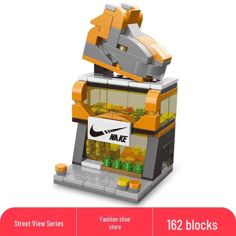 Lele Brothers Compatible Building Blocks: Educational Interlocking House Model for Kids