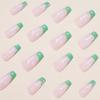 Wear Nail Art Advanced French Green Butterfly Wear Nail Art Patch Nail Art Wear Nail Art