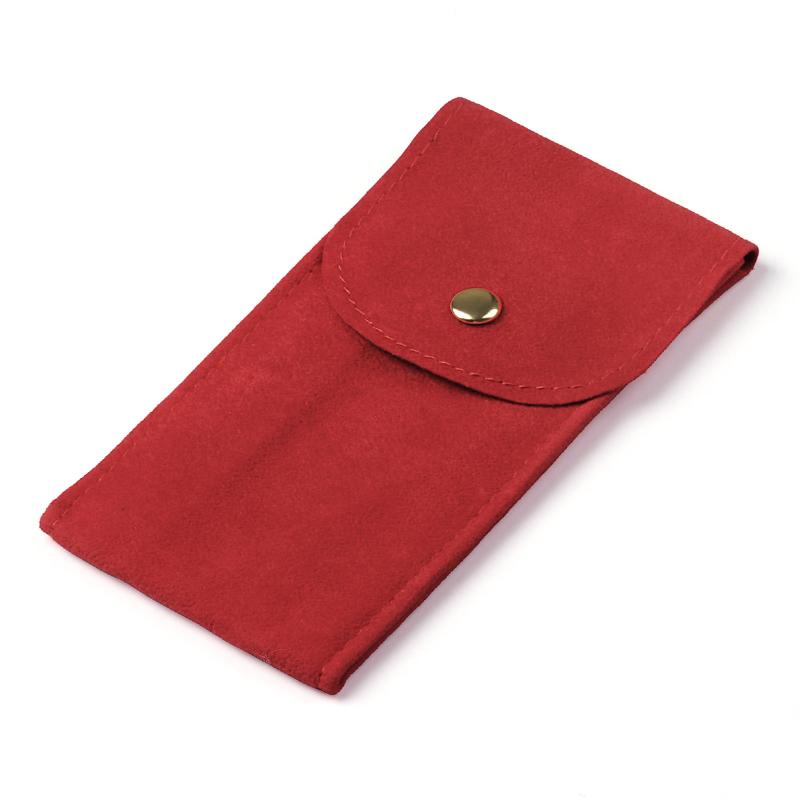 Embers Watch Bag Gray and Black Flannelette Gift Bag Travel Storage Case Durable Portable Watch Dust Protection Case