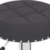 Vidaxl Bar Stools, 2 Pcs, Black, Upholstered In Fabric