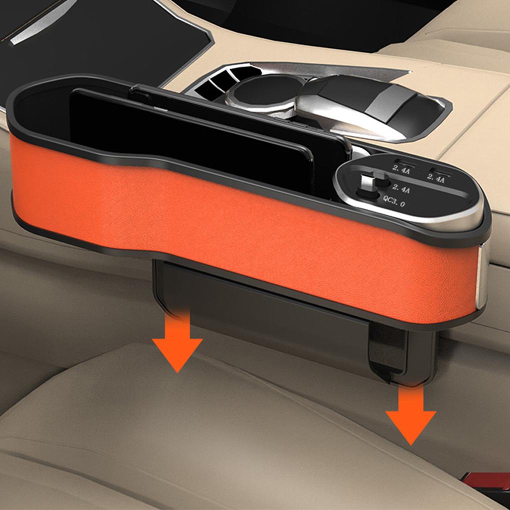 ABS Car Seat Storage Box Easy To Easy To Install And Mess-Free 3 In 1 Car Seat Seam Storage Box