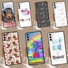 Cartoon Dachshund Sausage Dog Case For Samsung Galaxy S23 S24 Ultra S8 S9 S10 S22 Plus Note 10 20 Ultra S20 S21 FE Cover