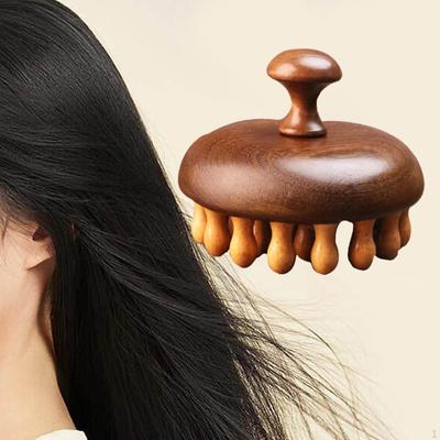 Holzmassagekamm Haar Geburtstagsgeschenk Friseur Multifunktionale Shampobürste