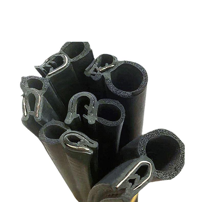 U-Shaped Car Door Anti-Collision Rubber Strip with Invisible Edging