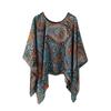 Schals Sommer Strand Sexy Damen Mode Druck Chiffon Kittel Bikini Überwurf Locker Bluse Sonnenschutz Bequem Poncho