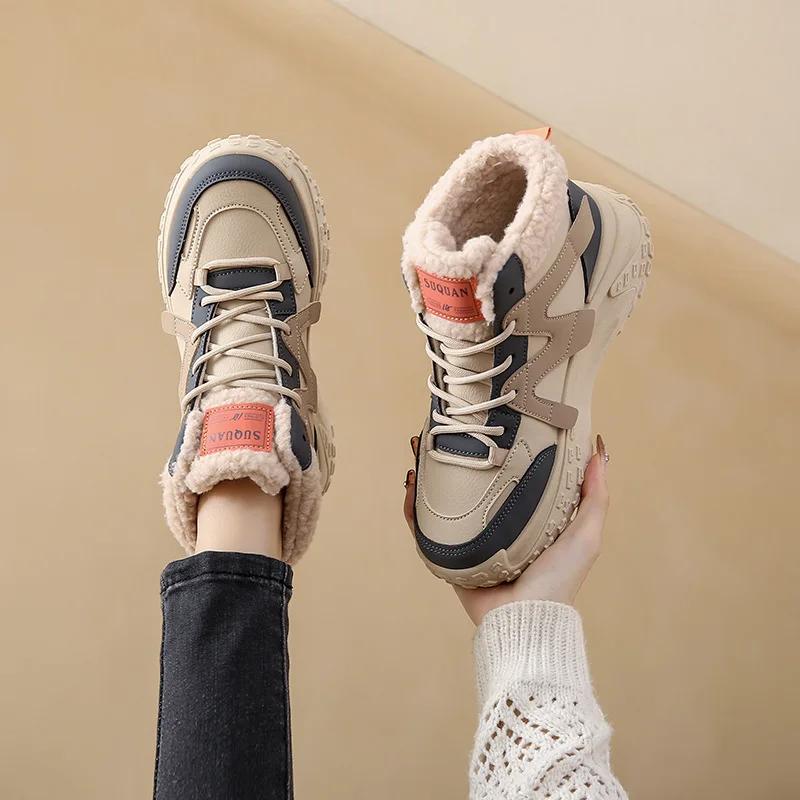 Fashion Winter Martn Boots Women Sneakers Hiking Retro Design Outdoor Women Casual Shoes Women High Tops Sneakers Boots Women