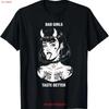 Bad Girls Taste Better Tattoo Devil Halloween T Shirt Vintage Washed Stylish Graphic Slightly Designer Clothes Vintage Washed