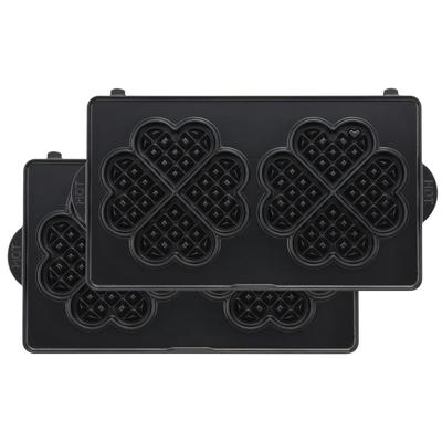 Herz-Waffelplatte 2er-Set für Hot Hot Sand Maker Elektrisches Waffeleisen Sandwichmaker [Vitantonio Official] (PVWH-20-HW) [Plattensand]