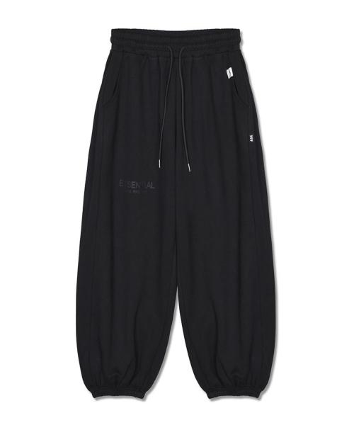 AOG PROJECT Essential Wide Sweatpants (Black)