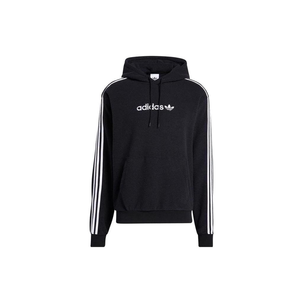 adidas Originals Unisex 3-Stripes Hoodie Black H31236
