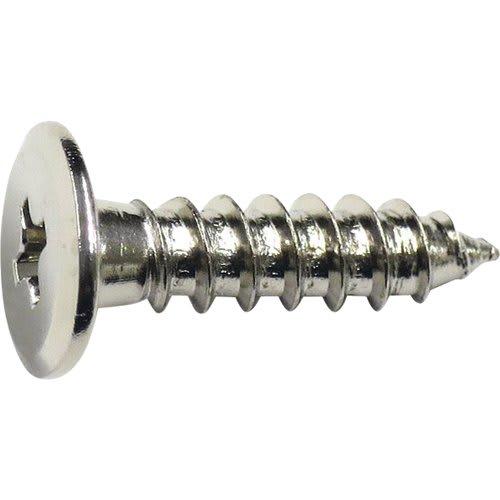 TRUSCO Ultra-Low Head Tapping Screws, Nickel Plated, M4 X 16, Pack of 20, TFTN0416