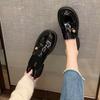 New Women's 2026 Spring New Soft Versatile Round Head Platform British Style Small  Shoe One-pedal Single Shoes