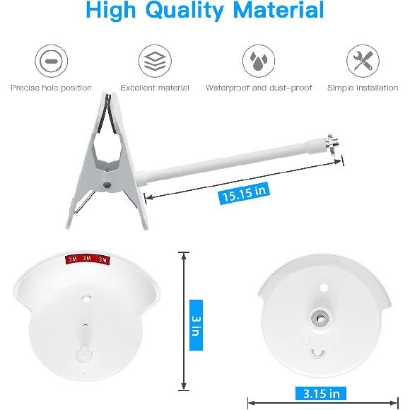 Baby Monitor Stand for VAVA and Hipp, Baby Camera Holder Flexible Baby Camera Mount Shelf for Crib Nursery