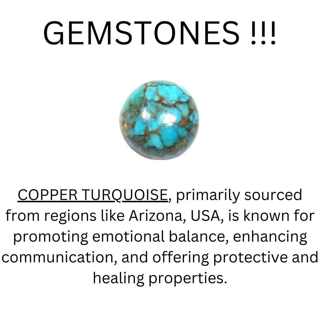 Turquoise & Blue Topaz Ring: 925 Sterling Silver Gemstone Statement