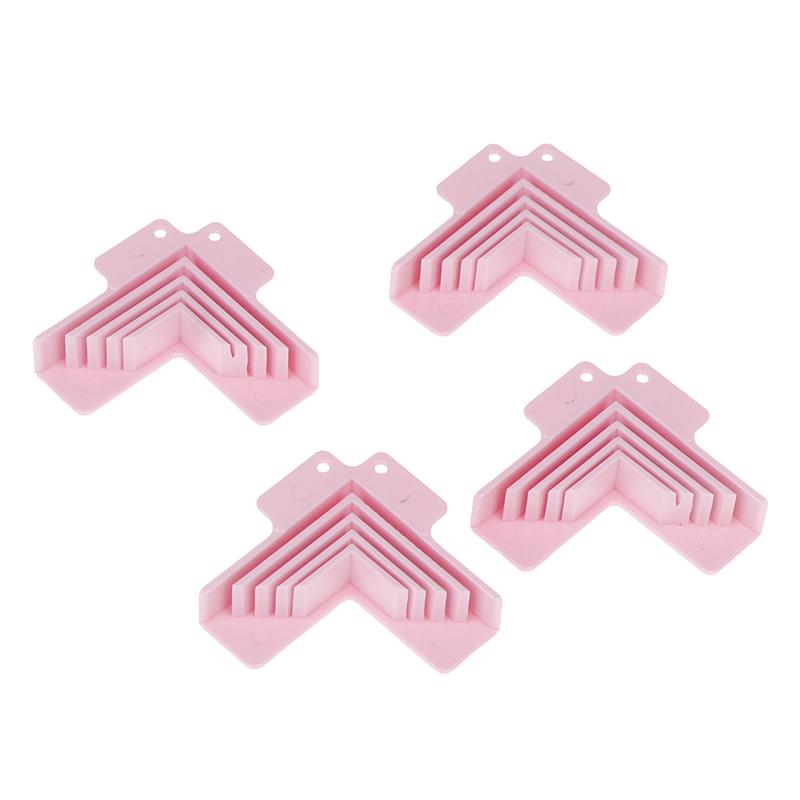 

Угловые направляющие для коробок из ДСП, зажимы для сборки перегородок для изготовления подарочных коробок, сделай сам, скрапбукинг, обложка для книги, диорамы, украшение розовый