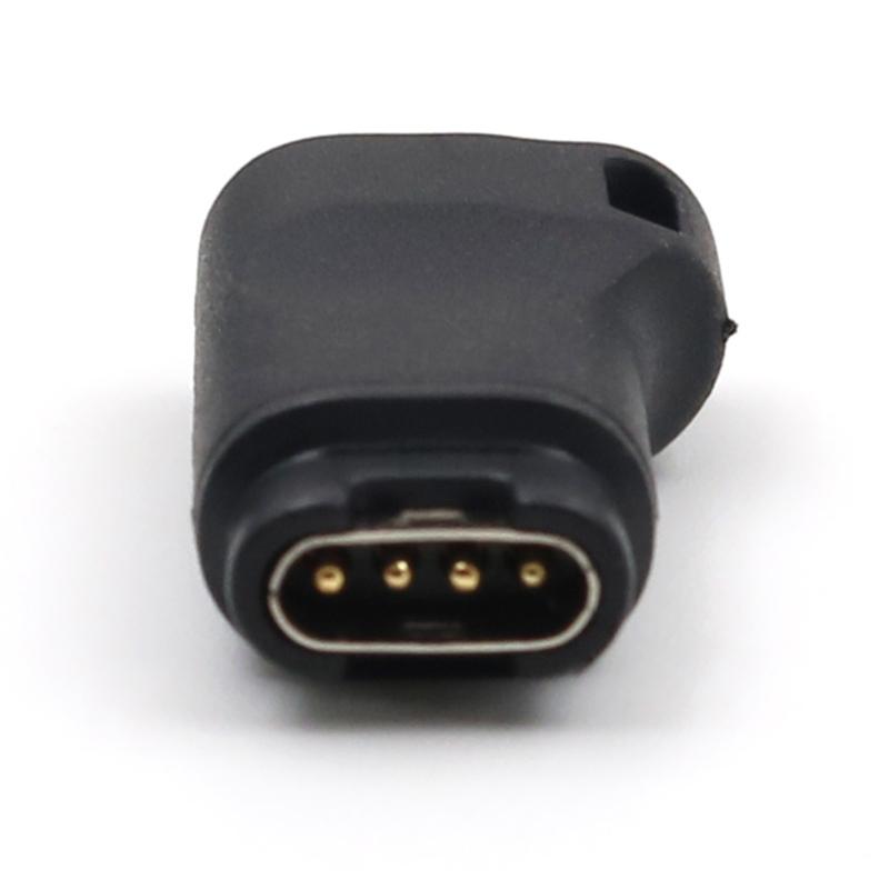 USB C hunn- til 4-pinners ladekonverter for -Garmin Fenix ​​5/5S/5X/6 Forerunner 45/45S/245/245M/935 Sma