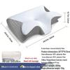 Butterfly Memory Foam Cervical Neck Support Pillow - Non-Collapsing Ox Horn Design