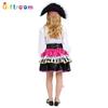 Halloween pirates of the caribbean playful little pirate cosplay costume costume party dress up cool costume